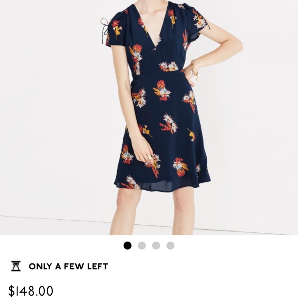 Madewell Silk Poppy Dress